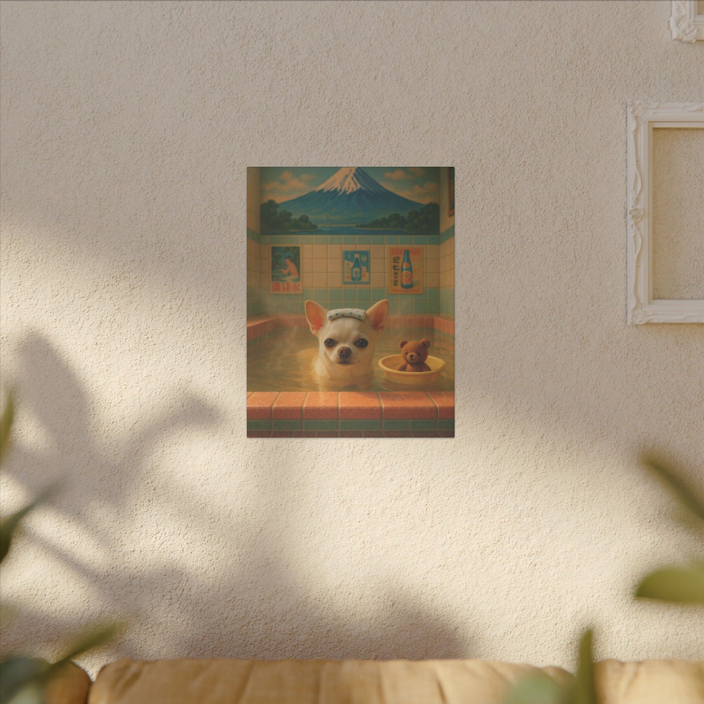 Poster original sur toile - "Bain de sérénité"