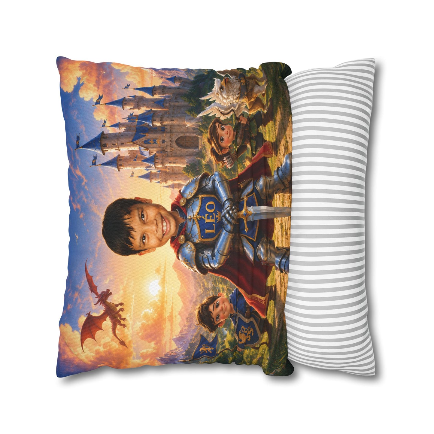 Coussin personnalisé enfant Chevalier