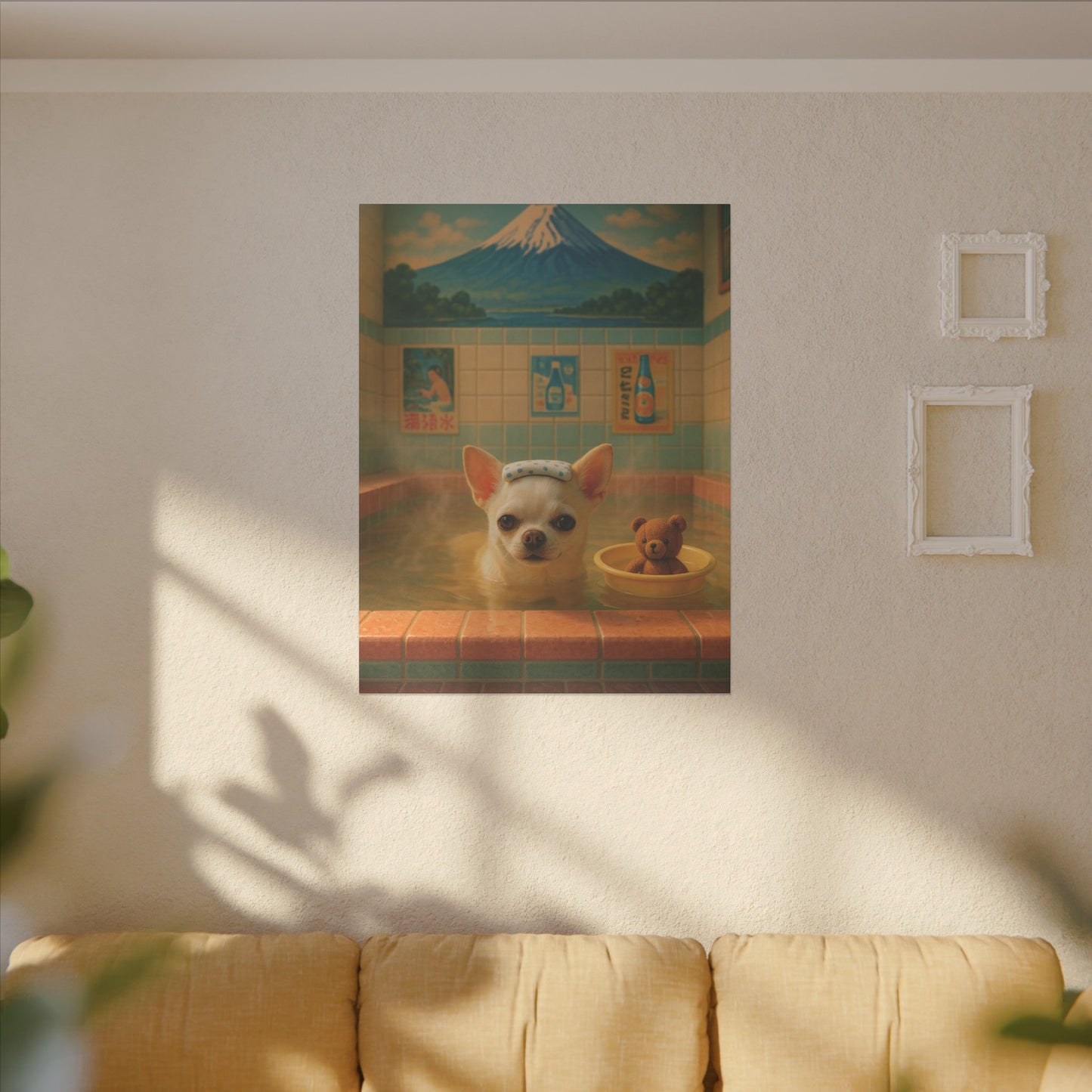 Poster original sur toile - "Bain de sérénité"