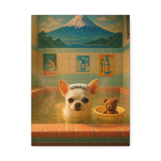 Poster original sur toile - "Bain de sérénité"