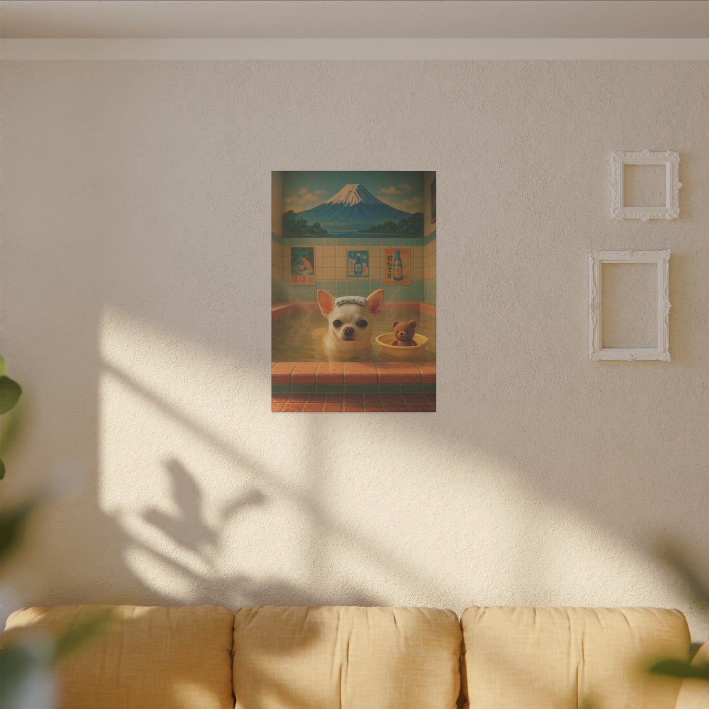 Poster original sur toile - "Bain de sérénité"