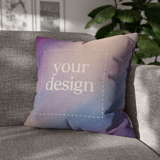 Coussin personnalisé en velours - Impression recto - verso personnalisé avec photo - idée cadeau - 